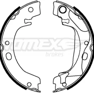 Nur Für Kurze Zeit TOMEX Brakes TX 22-28 - Bremsbackensatz